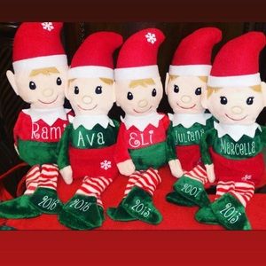 Personalized plush elf